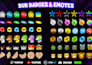 create twitch sub badges, youtube badges, discord badges, kick, and tiktok